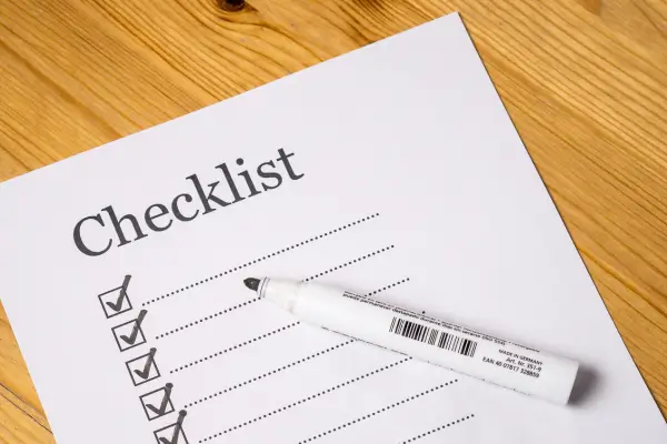 Checklist semanal de organização para adaptar à sua rotina
